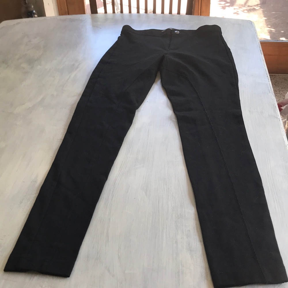 Banana republic stretch slack black womens size 0